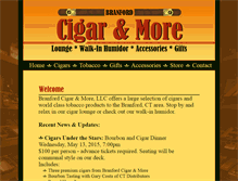 Tablet Screenshot of branfordcigarandmore.com